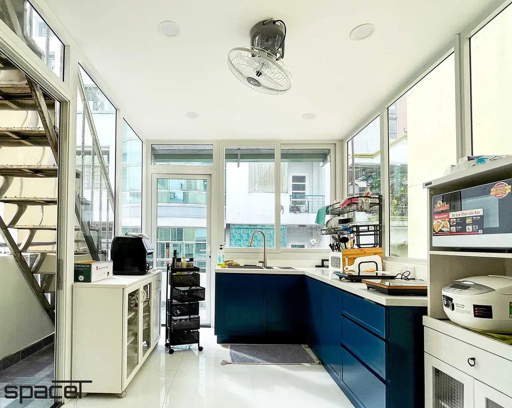 Phòng bếp - Nhà phố Lãnh Binh Thăng Quận 11 - Phong cách Modern | Space T