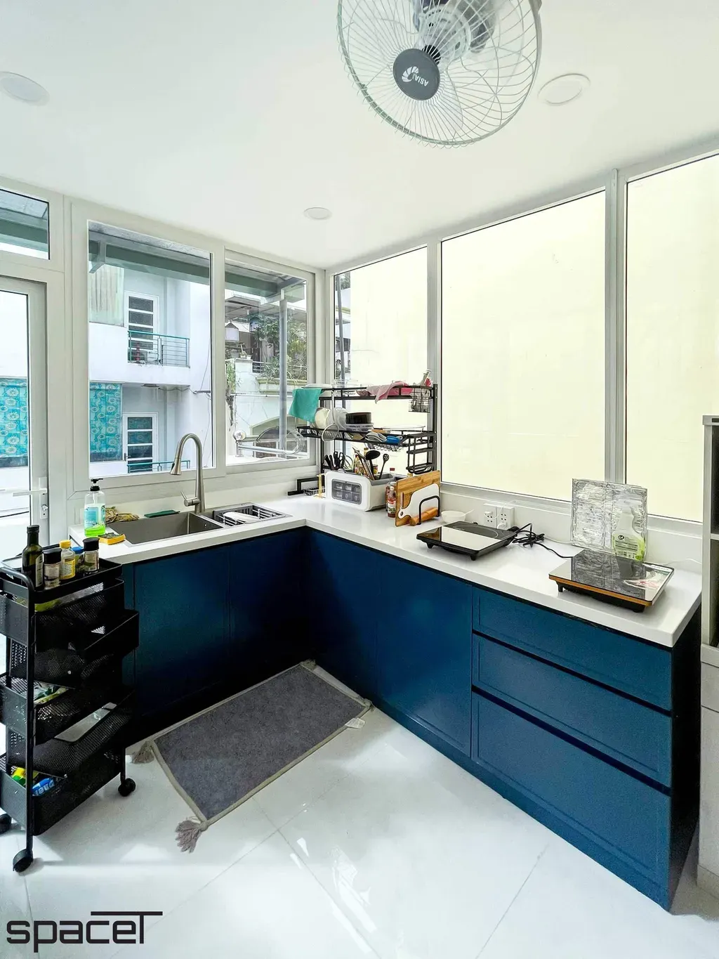 Phòng bếp - Nhà phố Lãnh Binh Thăng Quận 11 - Phong cách Modern | Space T