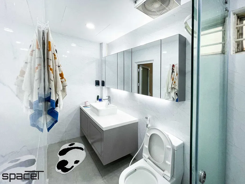 Phòng tắm - Nhà phố Lãnh Binh Thăng Quận 11 - Phong cách Modern | Space T