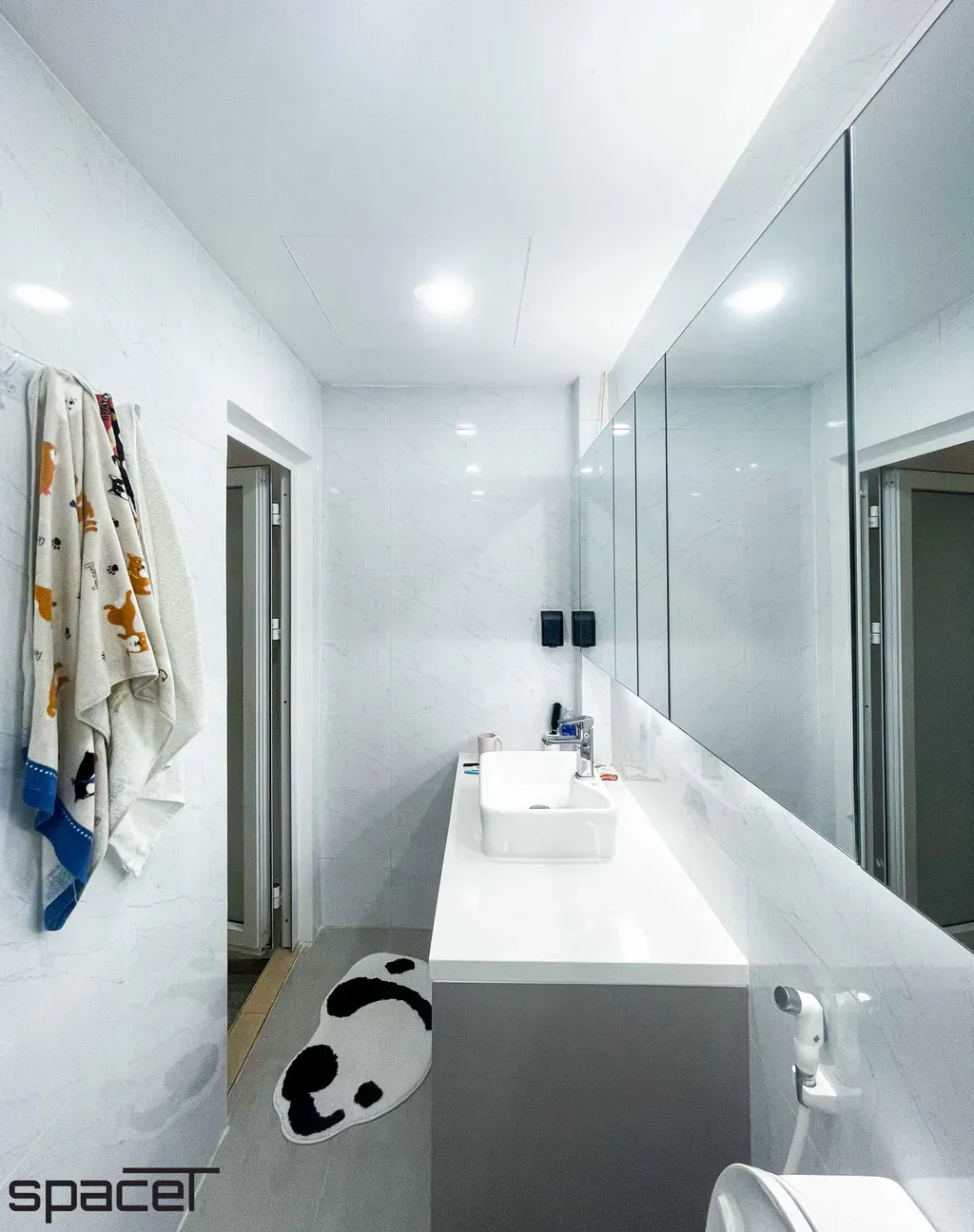 Phòng tắm - Nhà phố Lãnh Binh Thăng Quận 11 - Phong cách Modern | Space T