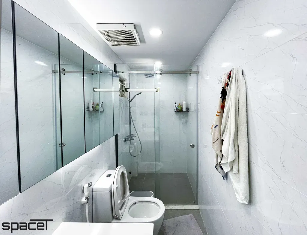 Phòng tắm - Nhà phố Lãnh Binh Thăng Quận 11 - Phong cách Modern | Space T