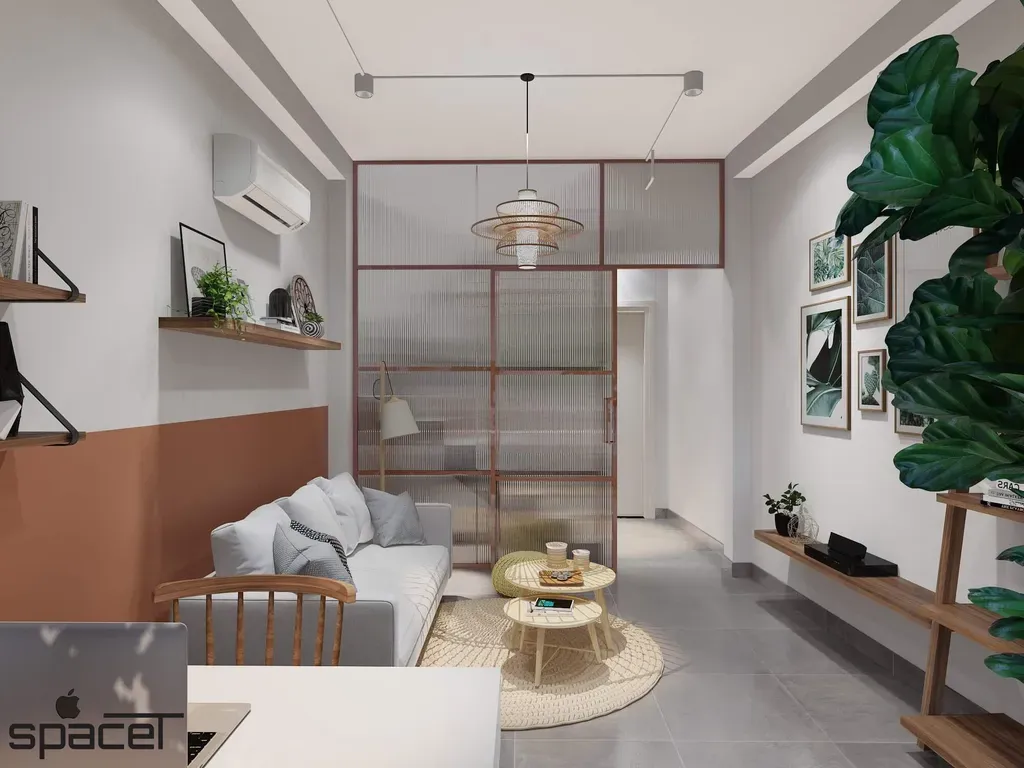 Phòng làm việc - Nhà phố Xô Viết Nghệ Tĩnh - Phong cách Color Block + Scandinavian | Space T