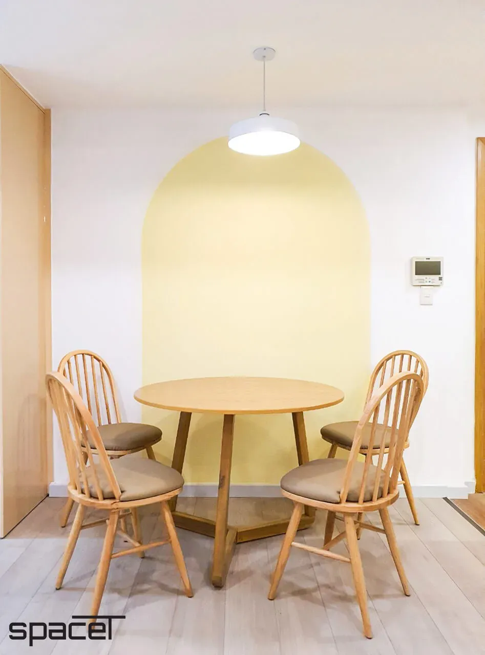 Phòng ăn - Căn hộ Masteri T5 Thảo Điền - Phong cách Color Block + Scandinavian | Space T