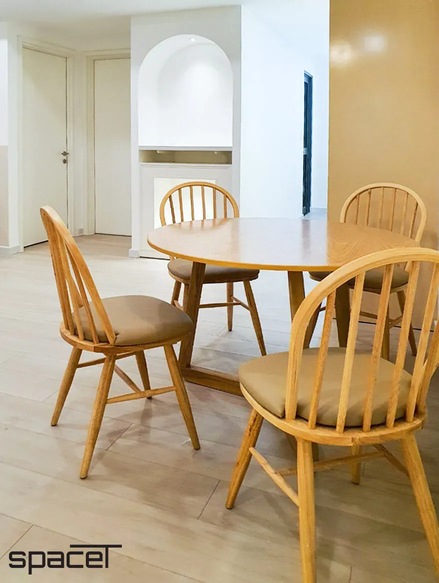 Phòng ăn - Căn hộ Masteri T5 Thảo Điền - Phong cách Color Block + Scandinavian | Space T