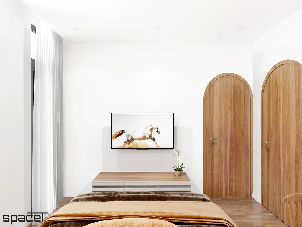 Phòng ngủ - Nhà phố Takara Residence Bình Dương - Phong cách Indochine | Space T