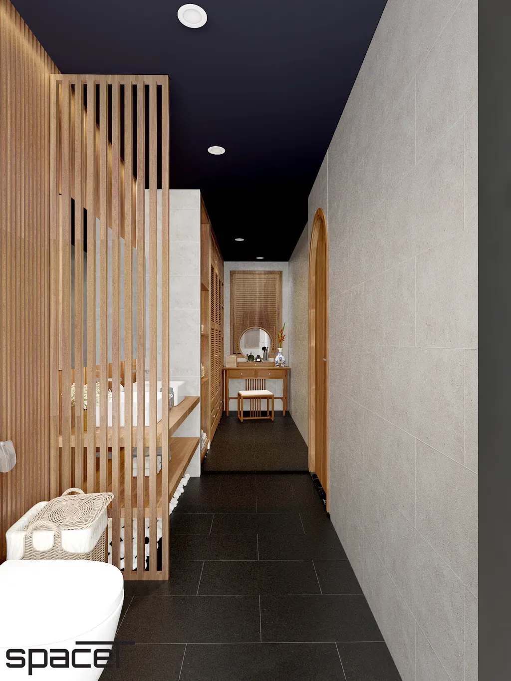 Phòng tắm - Nhà phố Takara Residence Bình Dương - Phong cách Indochine | Space T