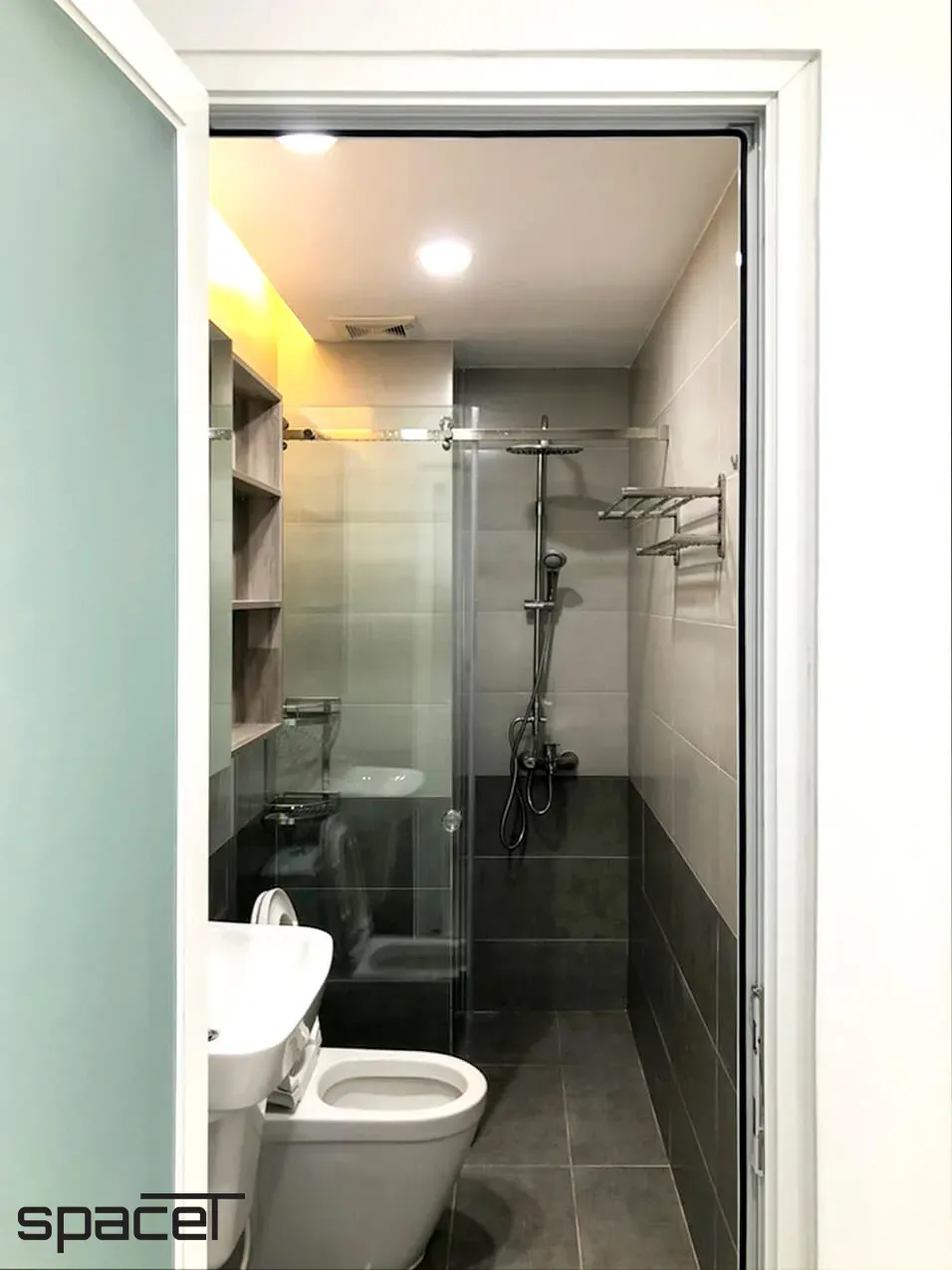 Phòng tắm - Nhà phố Quận 1 - Phong cách Modern + Scandinavian | Space T