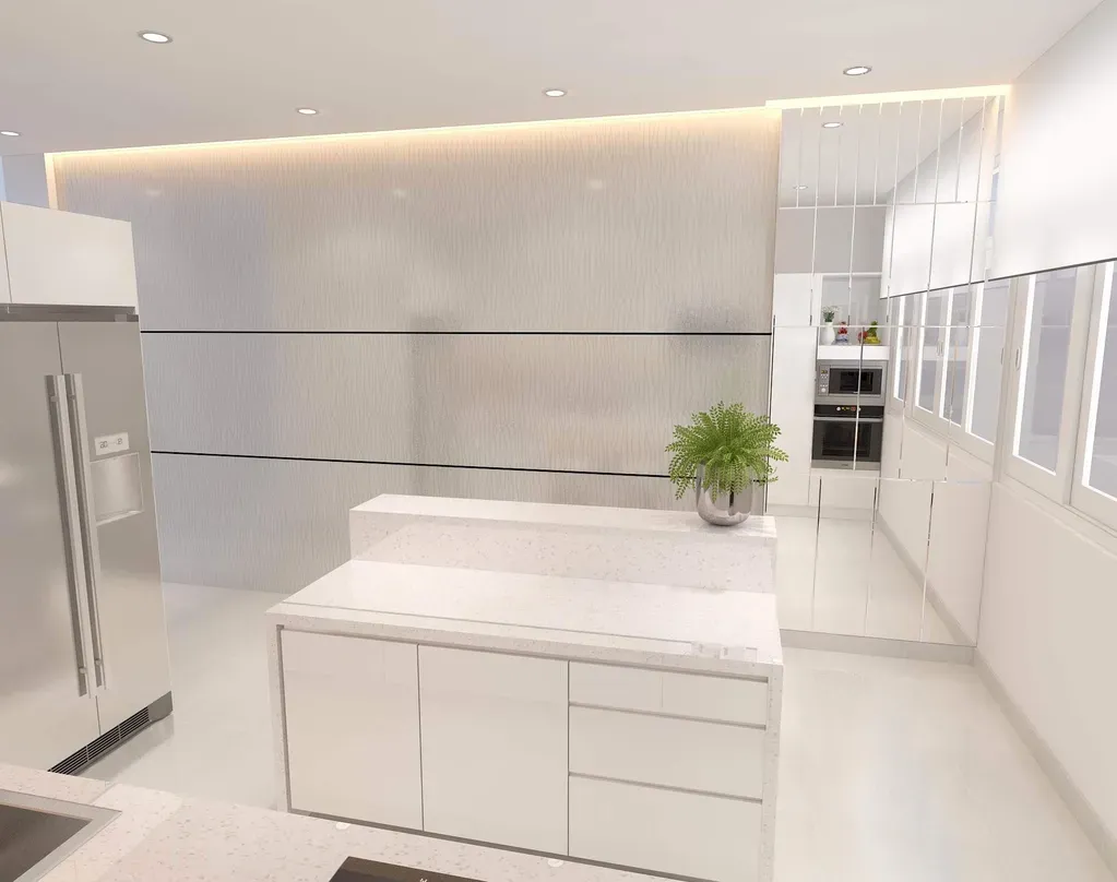 Phòng bếp - Nhà phố Quận 11 268m2 - Phong cách Modern + Scandinavian | Space T