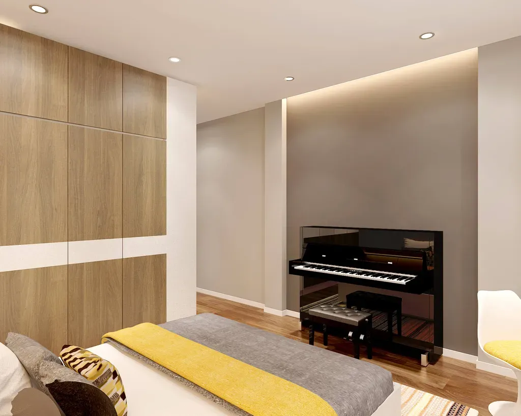 Phòng ngủ - Nhà phố Quận 11 268m2 - Phong cách Modern + Scandinavian | Space T