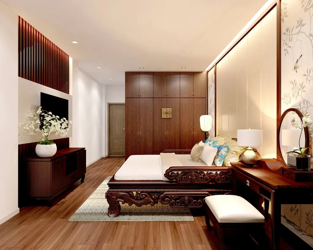 Phòng ngủ - Nhà phố Quận 11 268m2 - Phong cách Modern + Scandinavian | Space T