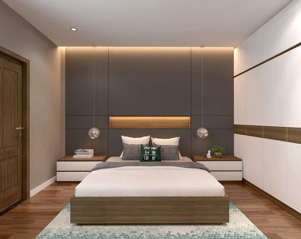 Phòng ngủ - Nhà phố Gò Vấp 144m2 - Phong cách Modern  | Space T