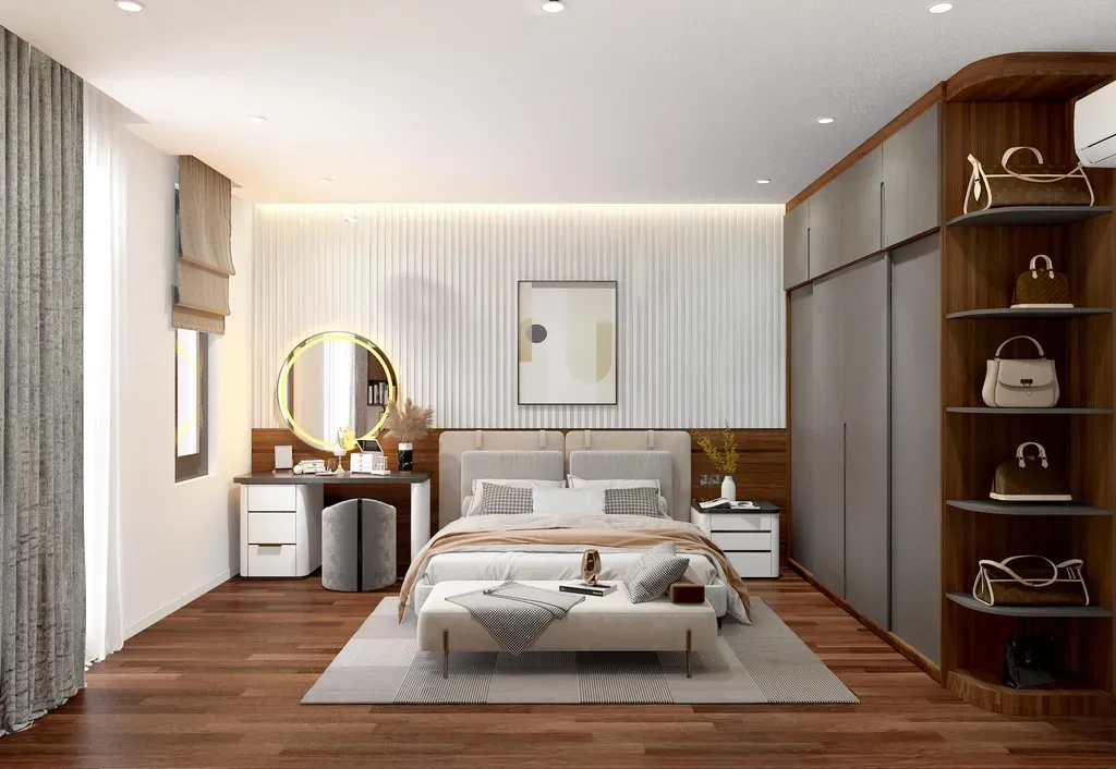 Phòng ngủ - Nhà phố Bình Dương - Phong cách Modern + Scandinavian | Space T