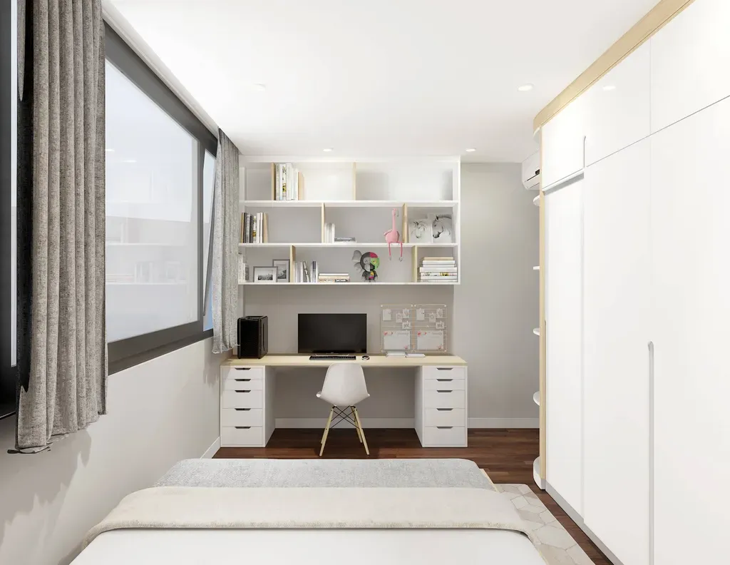 Phòng ngủ - Nhà phố Bình Dương - Phong cách Modern + Scandinavian | Space T