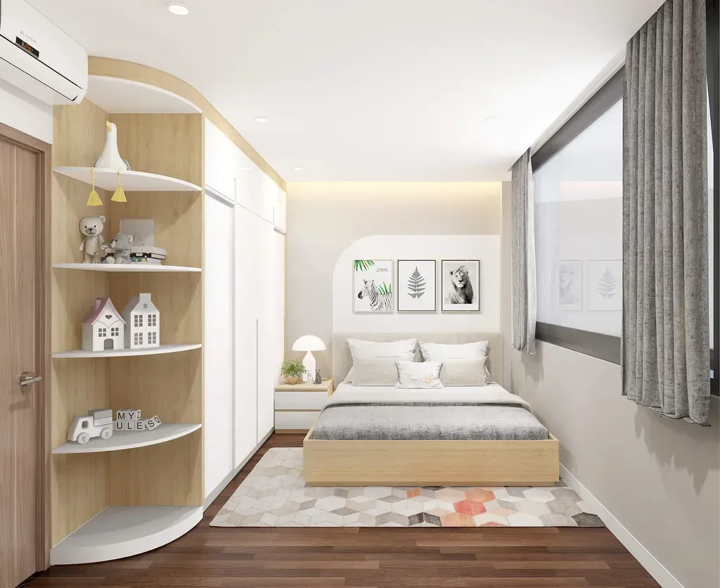 Phòng ngủ - Nhà phố Bình Dương - Phong cách Modern + Scandinavian | Space T