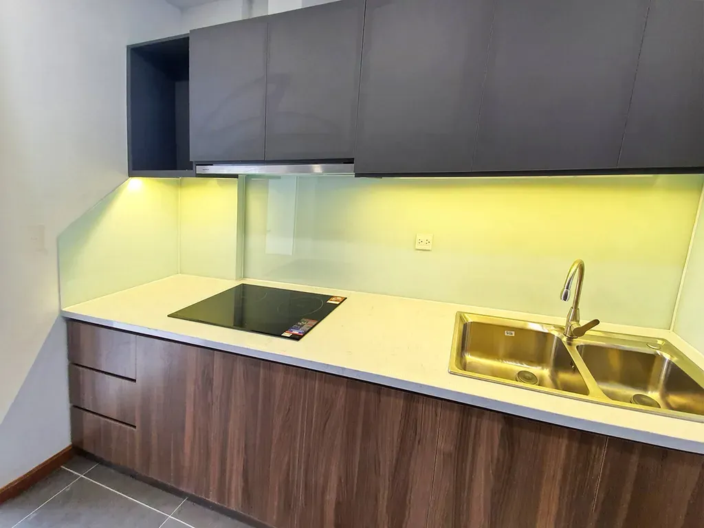 Phòng bếp - Căn hộ Sunrise Riverside Nhà Bè - Phong cách Scandinavian + Modern | Space T