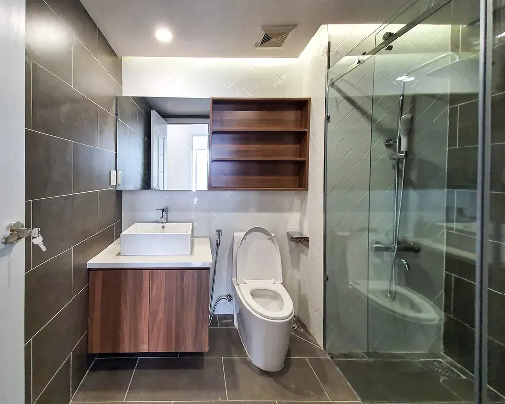 Phòng tắm - Căn hộ Sunrise Riverside Nhà Bè - Phong cách Scandinavian + Modern | Space T