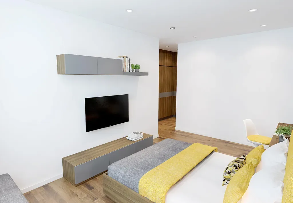 Phòng ngủ - Căn hộ Sunrise Riverside Nhà Bè 103m2 - Phong cách Scandinavian + Modern | Space T