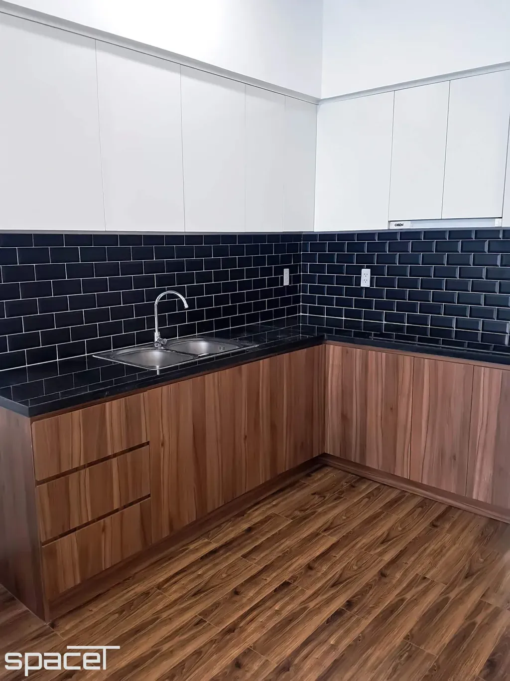 Phòng bếp - Căn hộ Mizuki Park Bình Chánh - Phong cách Modern | Space T