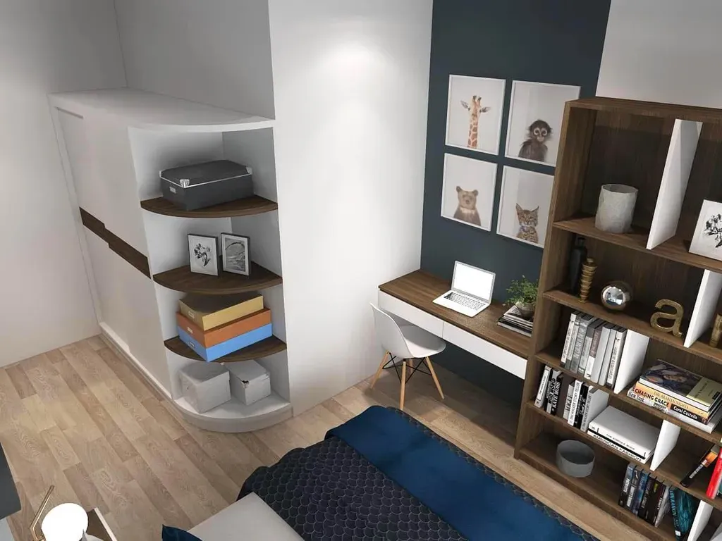 Phòng ngủ - Căn hộ Millennium Quận 4 - Phong cách Modern | Space T