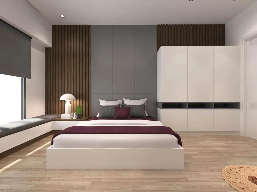 Phòng ngủ - Căn hộ Millennium Quận 4 - Phong cách Modern | Space T