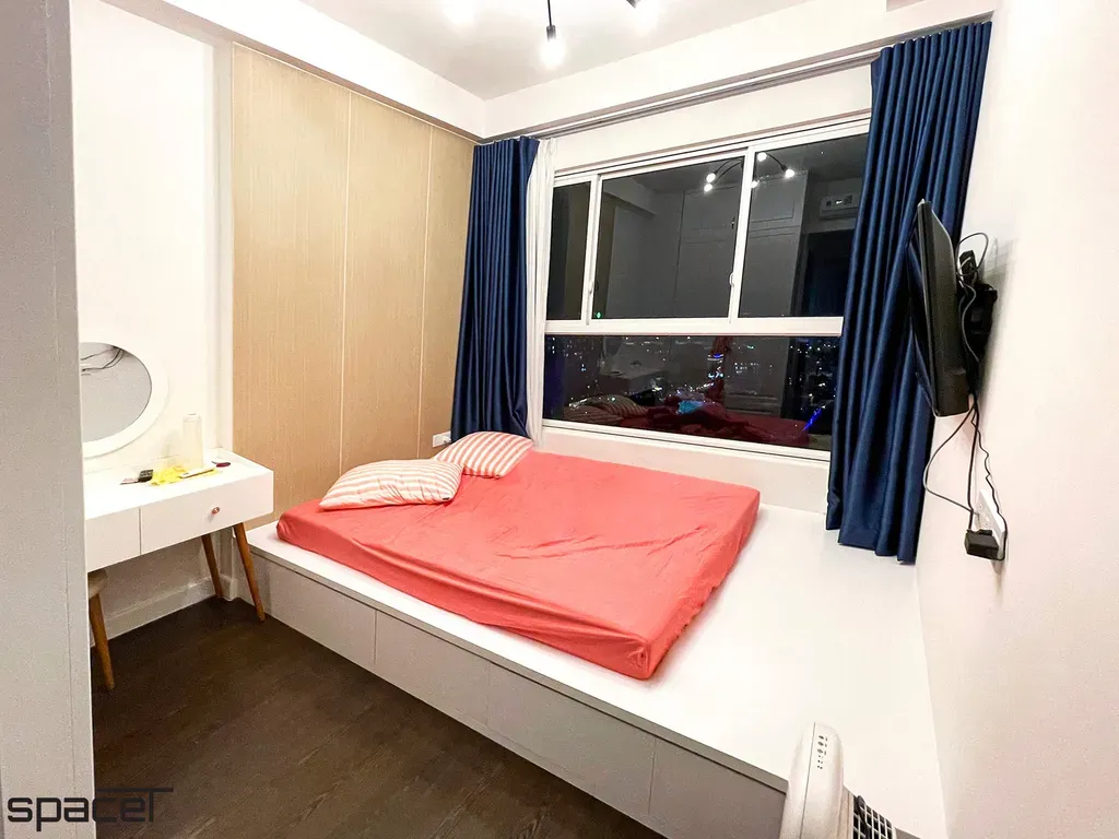 Phòng ngủ - Cải tạo Căn hộ Golden Mansion Phú Nhuận - Phong cách Color Block | Space T