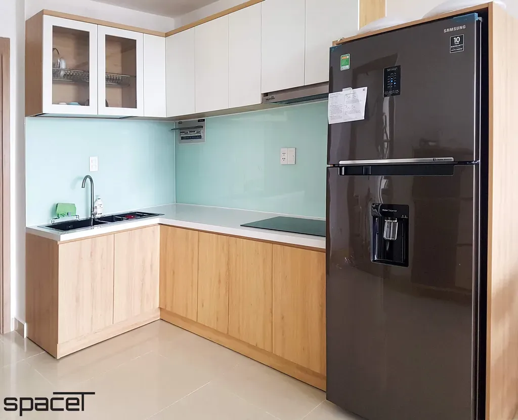 Phòng bếp - Căn hộ Citisoho Quận 2 - Phong cách Scandinavian + Color Block | Space T