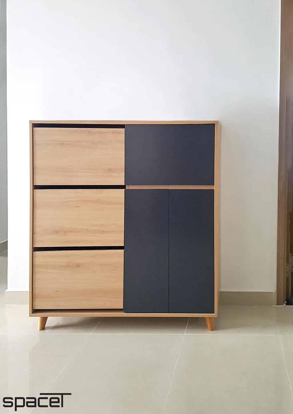 Lối vào - Căn hộ Citisoho Quận 2 - Phong cách Scandinavian + Color Block | Space T