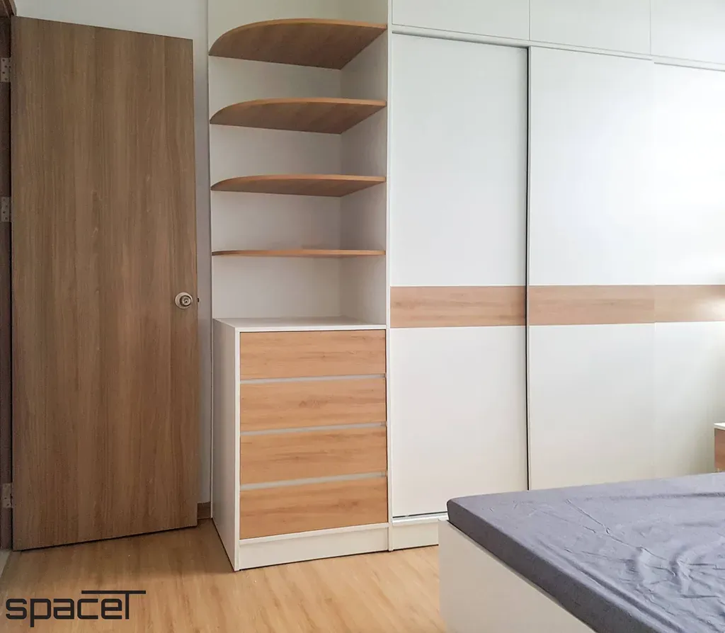 Phòng ngủ - Căn hộ Citisoho Quận 2 - Phong cách Scandinavian + Color Block | Space T