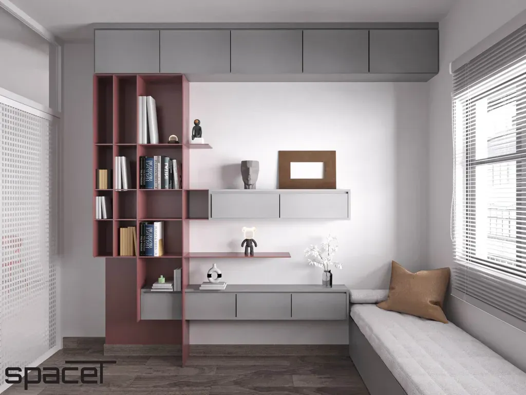 Phòng làm việc - Căn hộ D'Lusso Quận 2 - Phong cách Modern | Space T