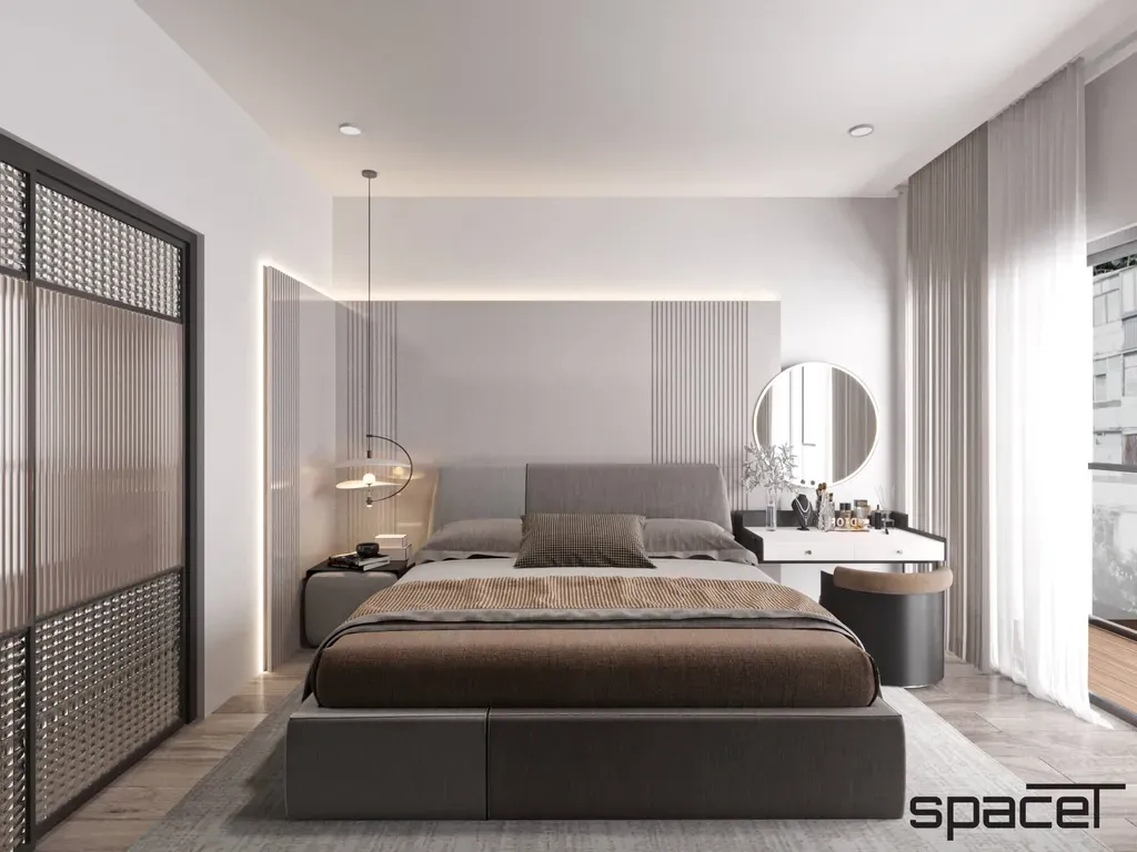 Phòng ngủ - Căn hộ D'Lusso Quận 2 - Phong cách Modern | Space T