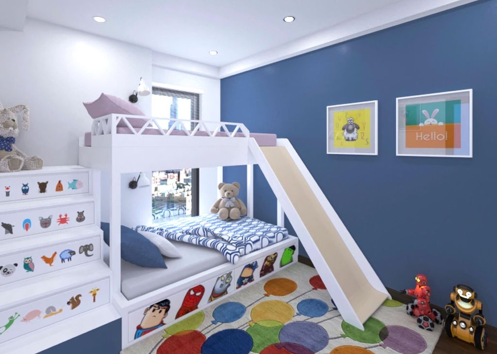 Phòng trẻ em Căn hộ Sunrise City Central - Phong cách Modern