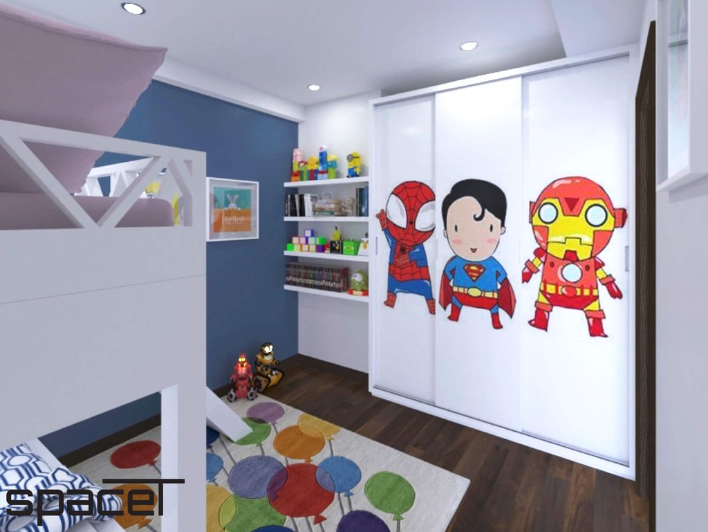 Phòng cho bé - Phòng trẻ em Căn hộ Sunrise City Central - Phong cách Modern  | Space T