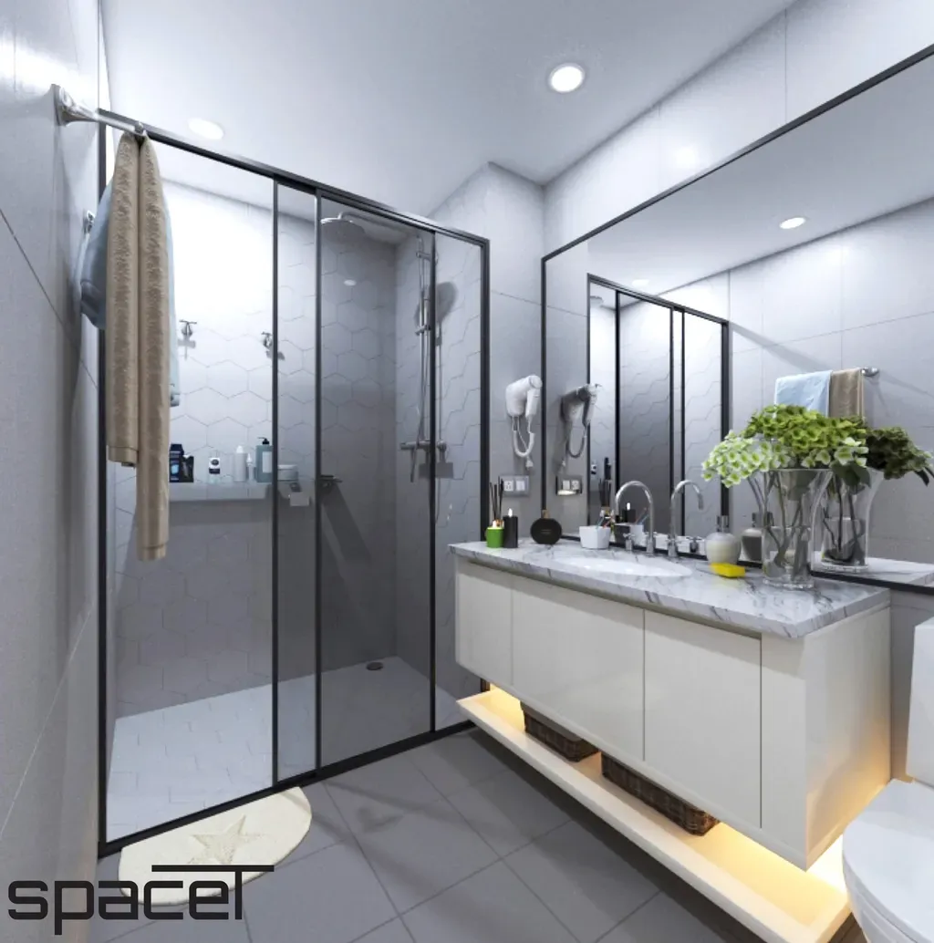 Phòng tắm - Căn hộ Sunrise Cityview Quận 7 - Phong cách Neo Classic | Space T