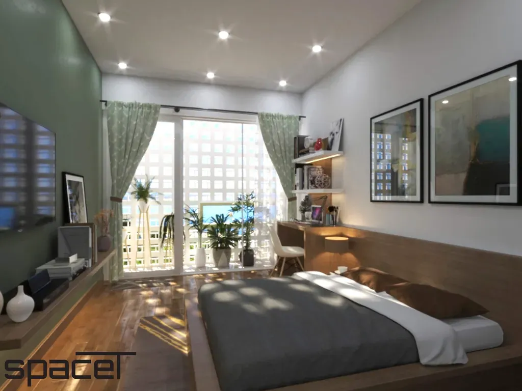 Phòng ngủ - Nhà phố Gò Vấp - Phong cách Scandinavian + Modern | Space T