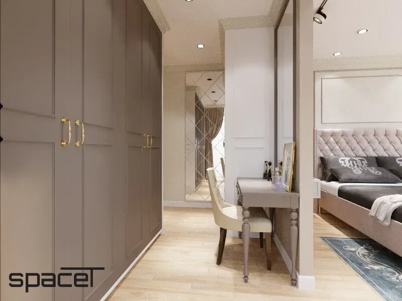 Phòng ngủ - Phòng ngủ Biệt thự Quận 2 - Phong cách Neo Classic | Space T