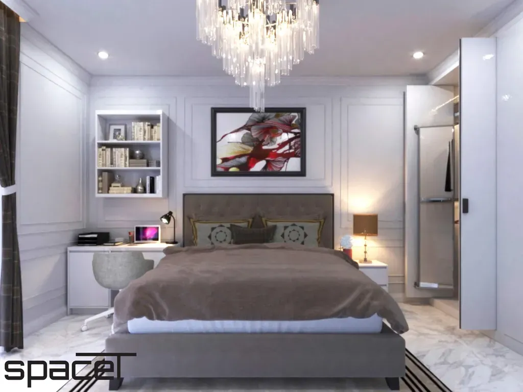Phòng ngủ - Biệt thự Quận 2 - Phong cách Neo Classic | Space T