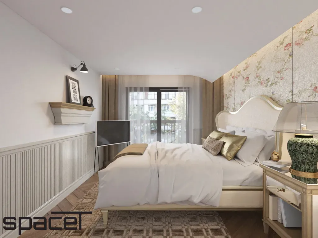 Phòng ngủ - Căn hộ The Ascentia Quận 7 - Phong cách Farm House | Space T