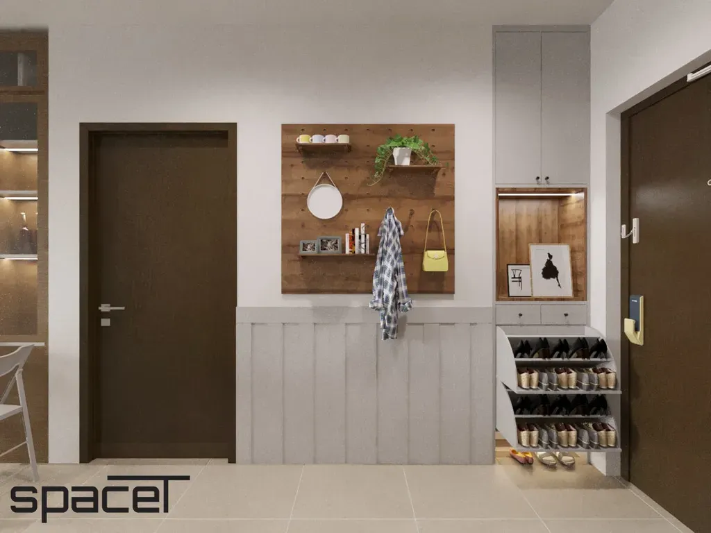 Lối vào - Căn hộ River Panorama Quận 7 - Phong cách Modern | Space T