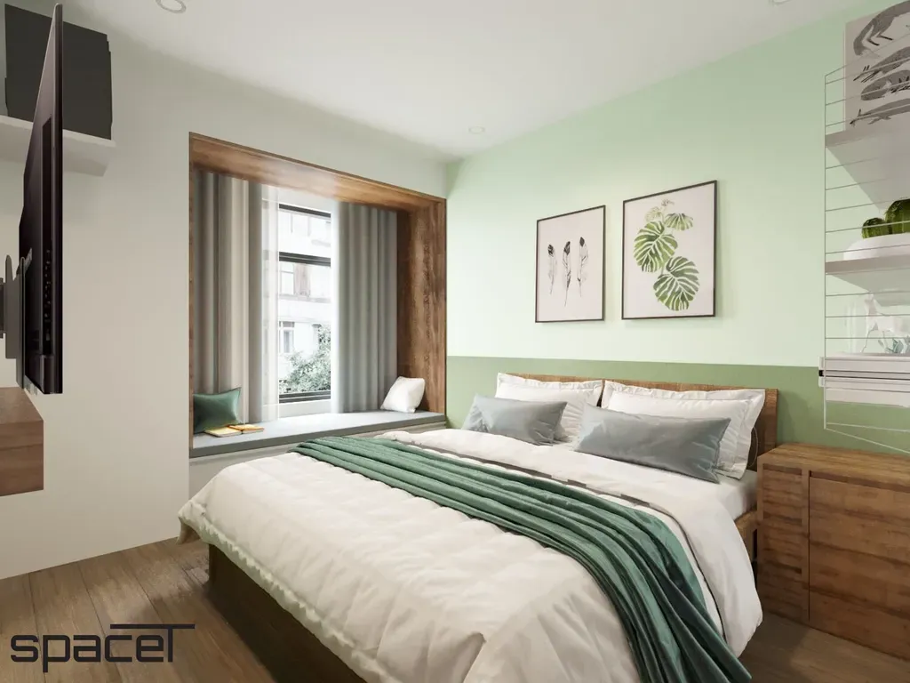 Phòng ngủ - Căn hộ River Panorama Quận 7 - Phong cách Modern | Space T