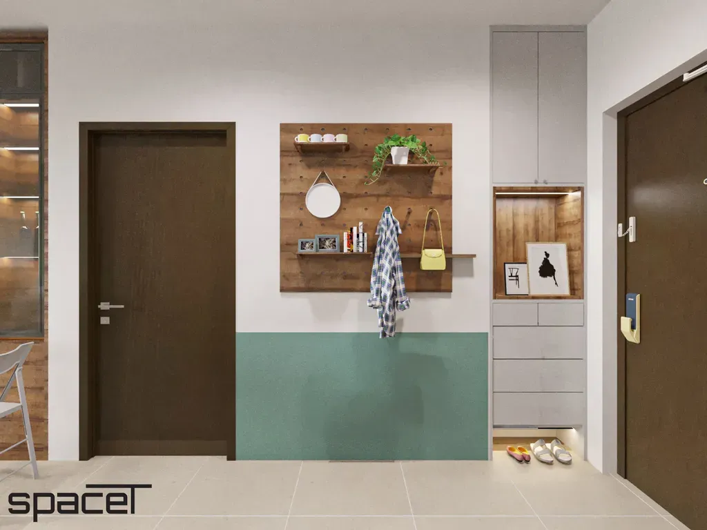 Lối vào - Căn hộ River Panorama Quận 7 - Phong cách Modern | Space T