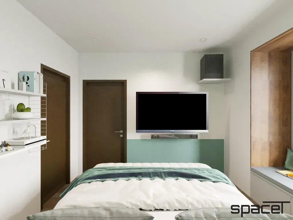 Phòng ngủ - Căn hộ River Panorama Quận 7 - Phong cách Modern | Space T