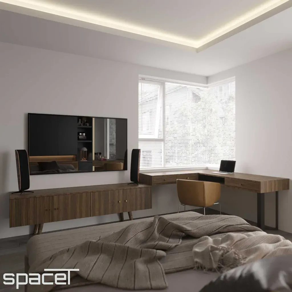 Phòng ngủ - Phòng ngủ Villa Hoàng Quốc Việt Quận 7 - Phong cách Modern | Space T