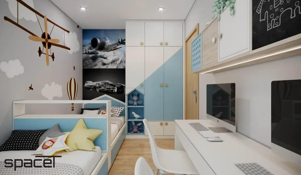 Phòng cho bé - Căn hộ Emerald Precinct (Celadon City) - Phong cách Modern | Space T