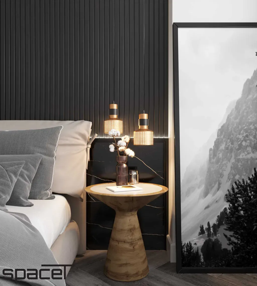 Phòng ngủ - Căn hộ Midtown 1PN - Phong cách Modern | Space T