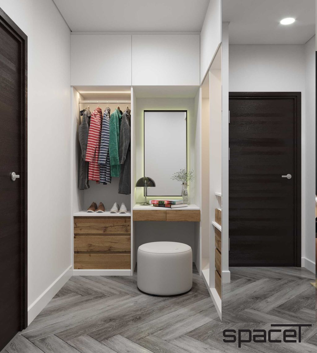 Phòng ngủ - Căn hộ Midtown 1PN - Phong cách Modern  | Space T