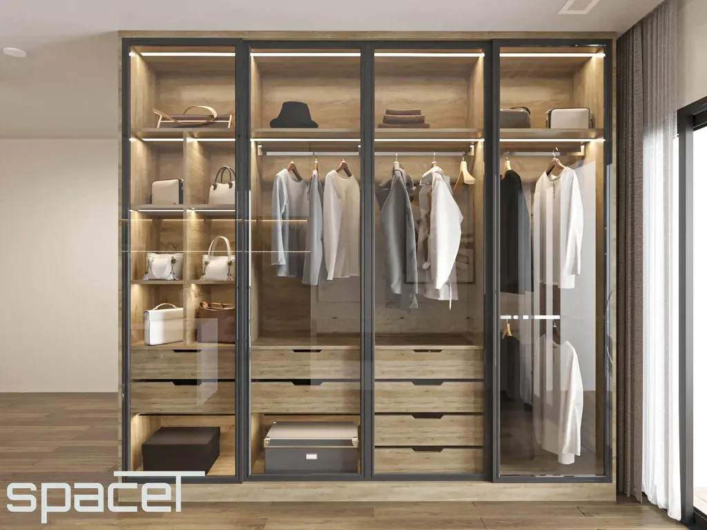 Phòng ngủ - Căn hộ Vinhomes Central Park - Phong cách Neo Classic | Space T