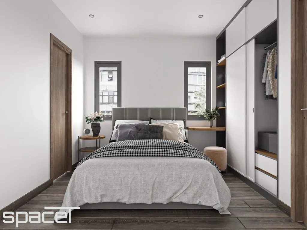 Phòng ngủ - Căn hộ Stown Bình Dương - Phong cách Modern | Space T