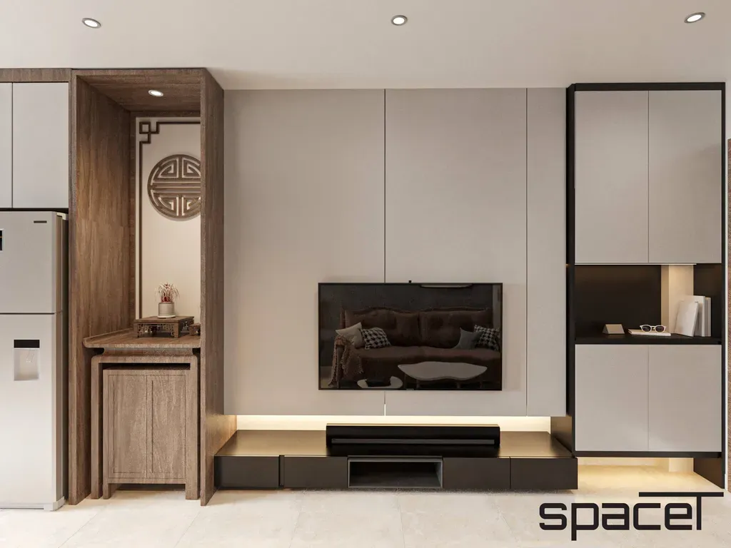 Phòng khách - Căn hộ Stown Bình Dương - Phong cách Modern | Space T
