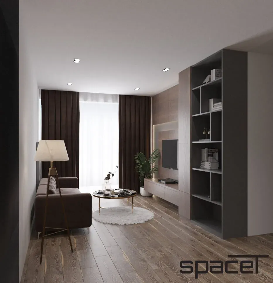 Phòng khách - Căn hộ Scenic Valley Quận 7 - Phong cách Modern | Space T