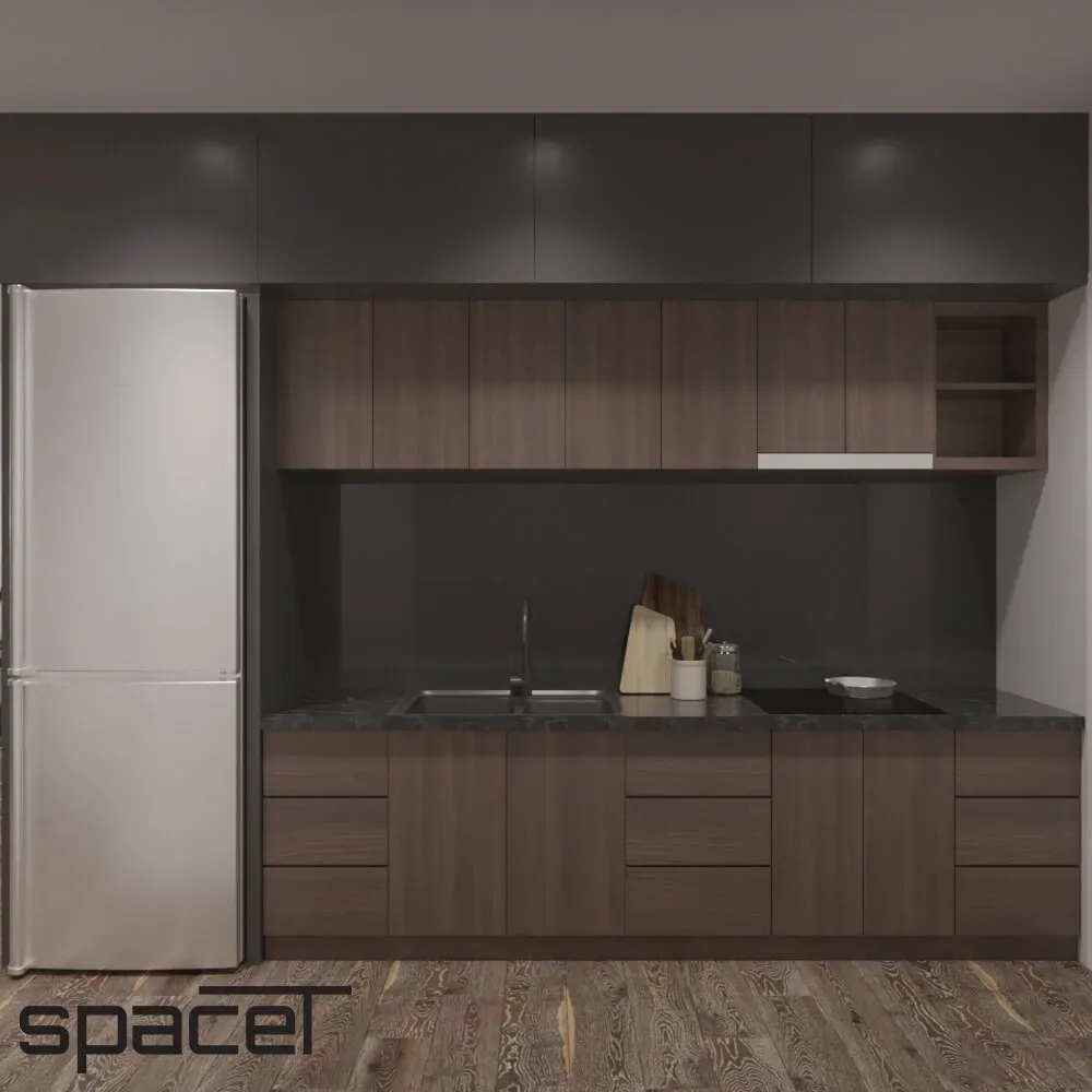 Phòng bếp - Căn hộ Scenic Valley Quận 7 - Phong cách Modern | Space T